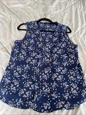 Atmosphere Navy Floral Sleeveless Camisole